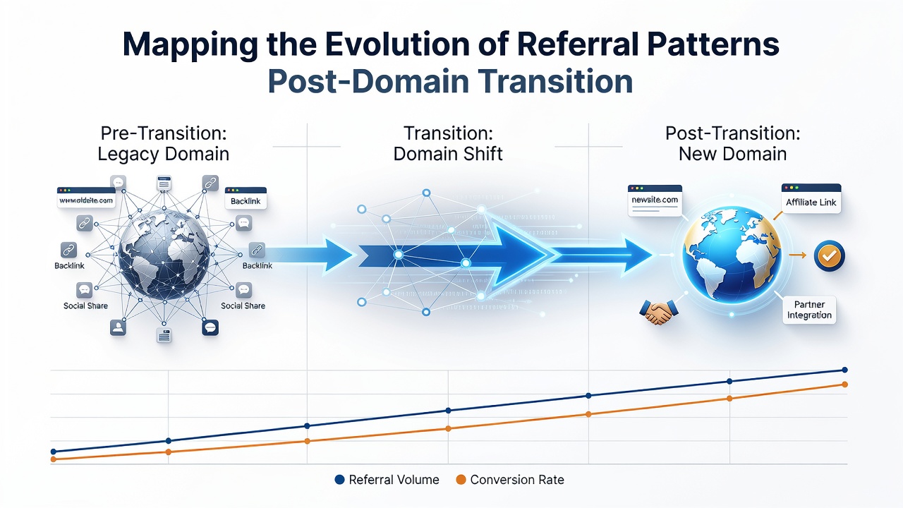 Mapping the Evolution of Referral Patterns Post-Domain Transition